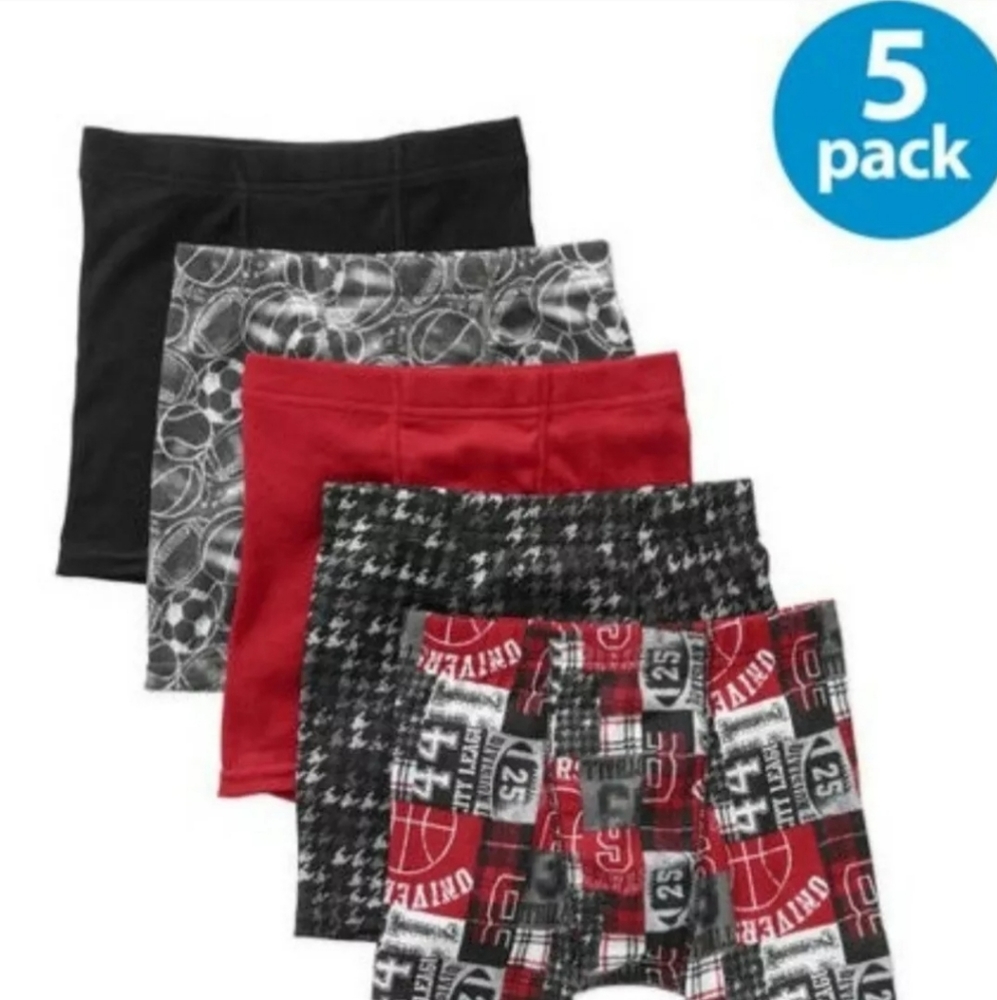 Hanes Boys Confortsoft Boxer Briefs 5 pack